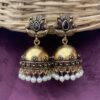 Aadhya Pearl Jhumka Black