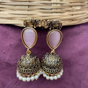 Gajraj Jhumka Pastel