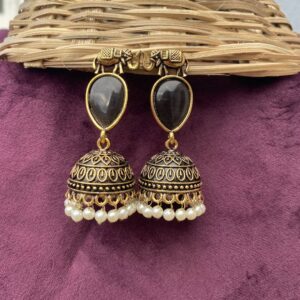 Gajraj Jhumka Black