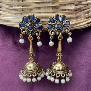 Lavanya Jhumka Blue