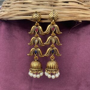 Traditional Tassel Jhumka Multicolour