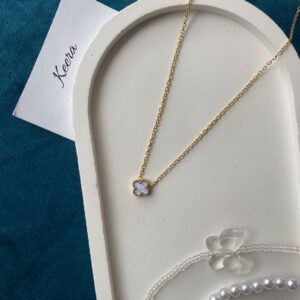 Clover Enamel Neck chain
